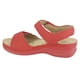 thumbnail image 2 of Sandalia Chalada Mujer Kon-15 Rojo Casual, 2 of 5