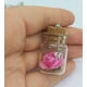 thumbnail image 2 of Colgante Largo Rosa En Cristal Moderno Curioso Niñas Adultos, 2 of 3