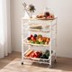 thumbnail image 4 of Frutero JAQ de 4 niveles, deslizable, de metal con tapa de madera, 4 of 8