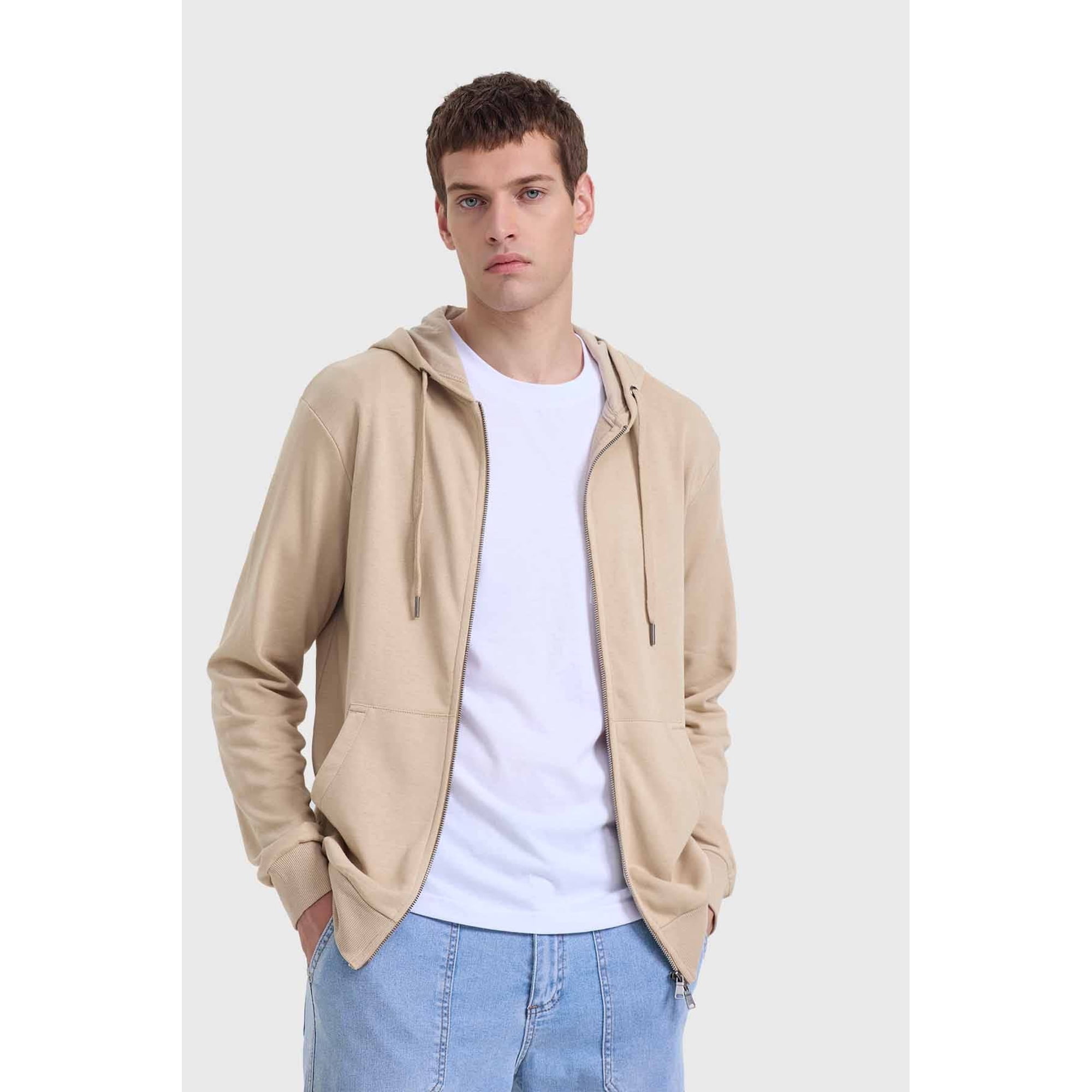 Fashionspark - Polerón Hombre Básico Rider Beige