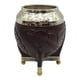 thumbnail image 1 of Mate Torpedo Borravino de Calabaza con Virola Cincelada cafe Rombo, 1 of 6
