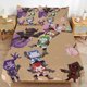 thumbnail image 1 of Castle Crashers Duvet Cover Set 3 Piece Bedding Set Double Sided Printing Decorative Comforter Cover Set, 1 of 5