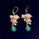 thumbnail image 3 of Delicate Flower Faux Pearl Drop Dangle Earrings For Women Party Gift Jewelry, 3 of 3