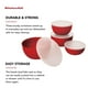 thumbnail image 2 of Prep Bowls KitchenAid, juego de 4 unidades con tapa, color rojo imperio, 2 of 3