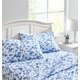 thumbnail image 2 of Juego de Sábanas Laura Ashley Franela de Algodón Emelisa Azul King, 2 of 9