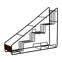 Magideal - Estante Para Jarabe De Café, Estante De Almacenamiento De Cocina, Fácil Instalación, Accesorios De Barra De Café, Organizador De Barra, Soporte Para B 4 Rejillas