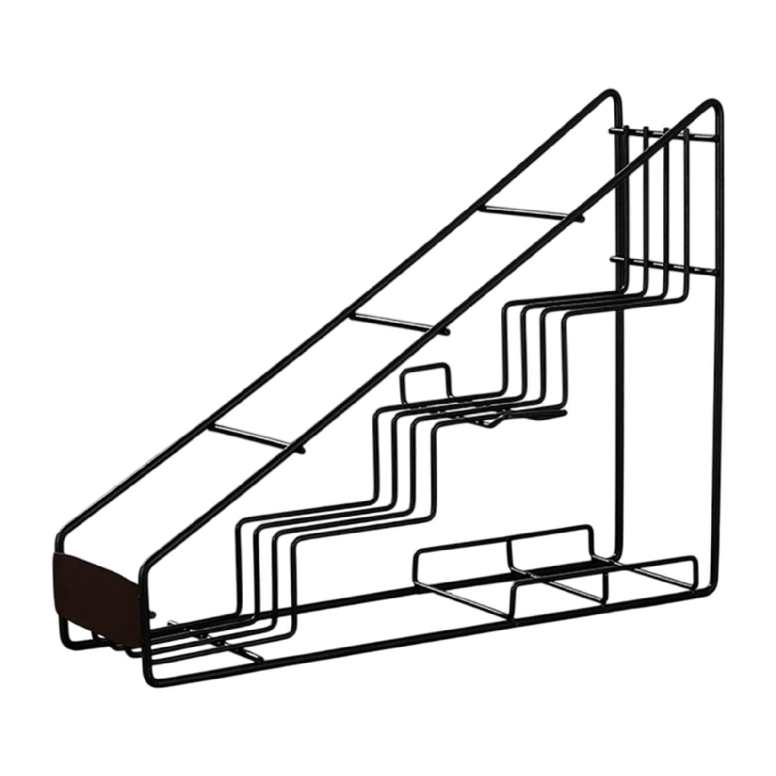 Magideal - Estante Para Jarabe De Café, Estante De Almacenamiento De Cocina, Fácil Instalación, Accesorios De Barra De Café, Organizador De Barra, Soporte Para B 4 Rejillas