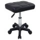thumbnail image 1 of Taburete Con Ruedas Rectangular Ajustable En Altura Giratorio Negro, 1 of 8