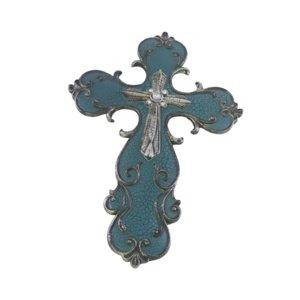 Magideal - Figura De Cruz De Crucifijo, Artística, Versátil, Para Colgar En La Pared, Decoración De Pared, Estatua Decorativa, Decoración De Cruz Para Dormitorio 205 Cm X 295 Cm