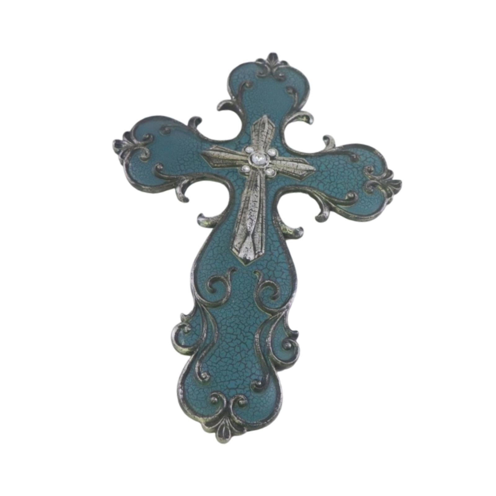Magideal - Figura De Cruz De Crucifijo, Artística, Versátil, Para Colgar En La Pared, Decoración De Pared, Estatua Decorativa, Decoración De Cruz Para Dormitorio 205 Cm X 295 Cm