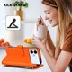 thumbnail image 4 of Funda Cartera Mariposa para [Samsung Galaxy S26 Edge] con Soporte y Cremallera Naranja, 4 of 6