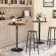 thumbnail image 2 of Mesa de bar HOOBRO Mesa redonda de bar ajustable en altura de 70 a 90 cm, 2 of 9