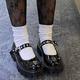 thumbnail image 2 of Zapato Chalada Mujer Joing-1 Negro Plataforma, 2 of 8