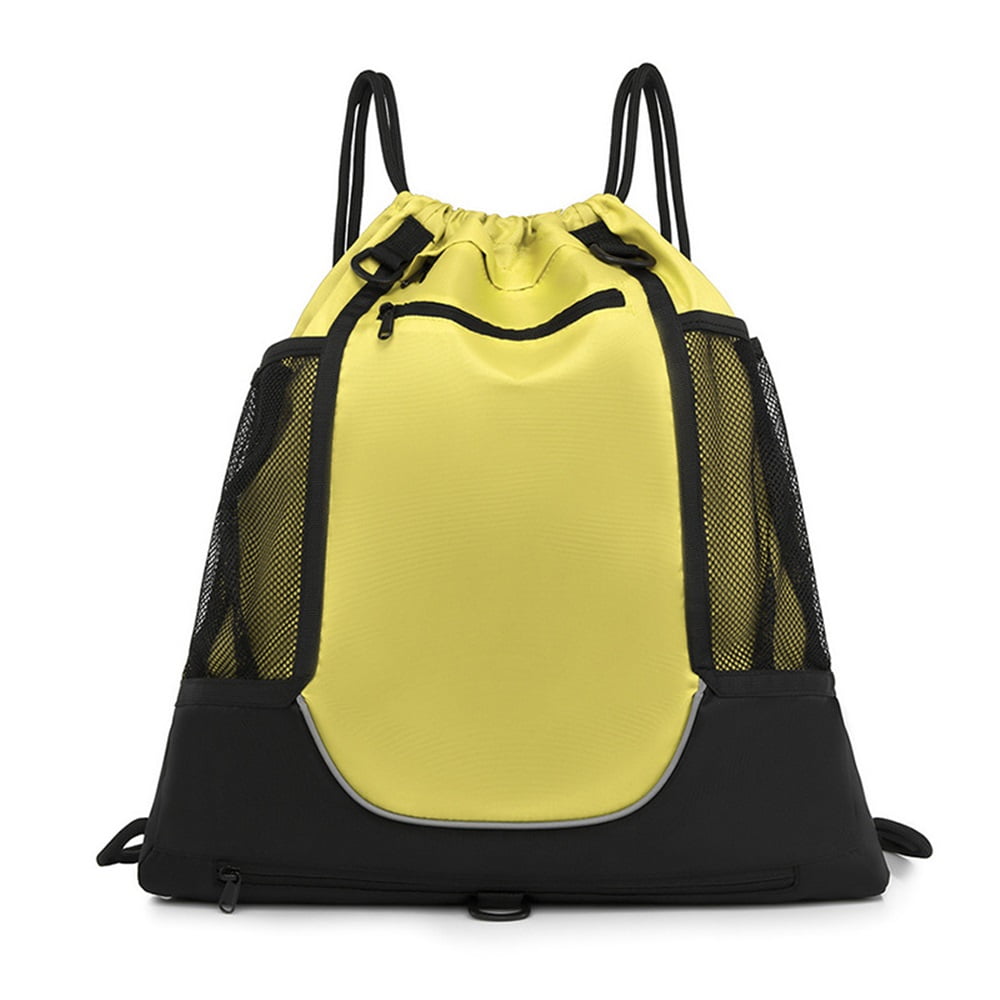 Xusx111 - Bolsa De Fútbol De Cordón Bolsa De Baloncesto Para Niños Adolescentes, Bolsas Deportivas Plegables Bolsa De Malla De Bola Desmontable Para Gimnasio Yoga Fútbol Béisbol (bolsa Oniy)