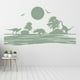 thumbnail image 2 of Decomural Dinosaur Landscape Scene WS-50408, 2 of 2