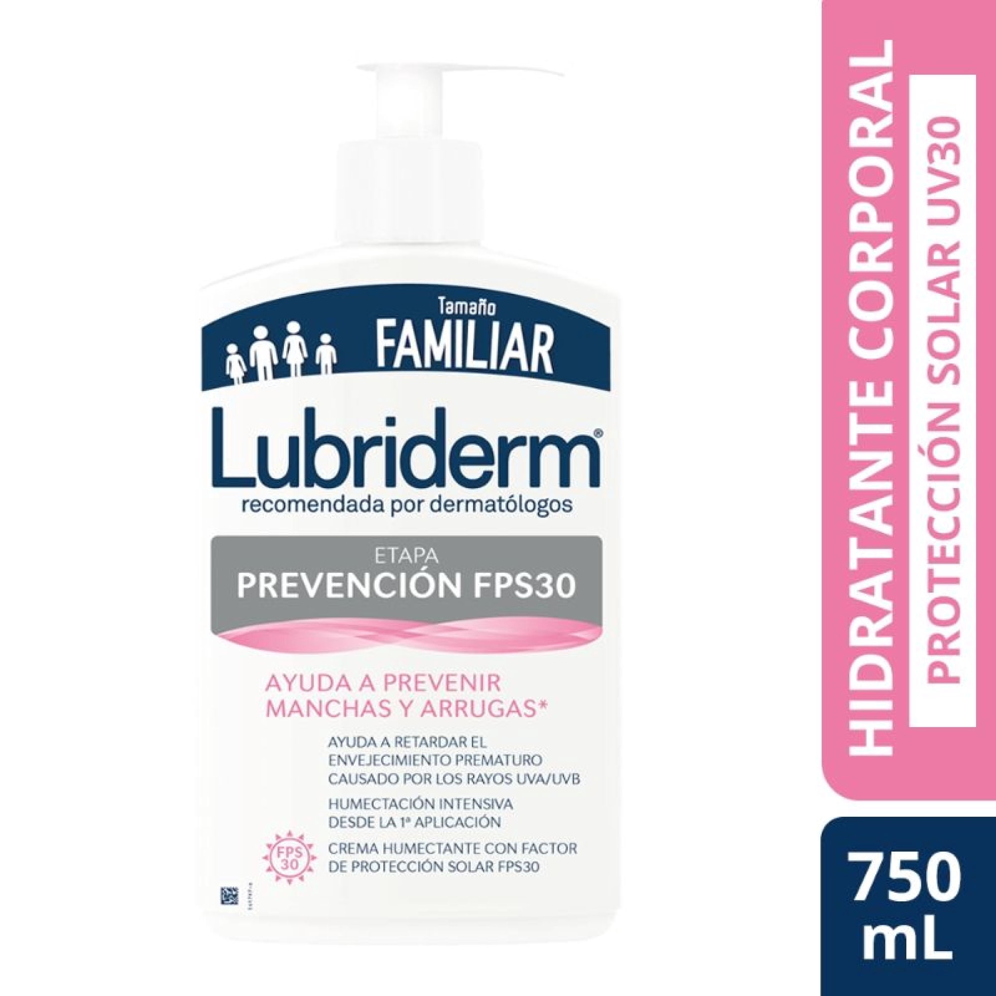 Crema Lubriderm Corporal Prevención Uv30