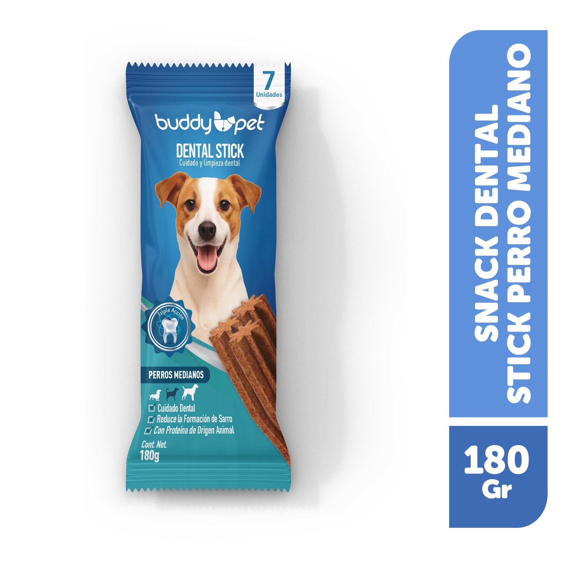 Dental Stick Perro Mediano 180 g Buddy Pet