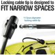thumbnail image 2 of Candado de cable MARQUE para bicicleta con 2 llaves, 2 of 3