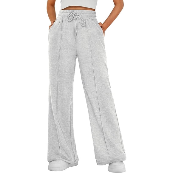 Pantalón de Mujer AUTOMET de Pierna Ancha y Tiro Alto