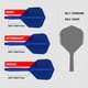thumbnail image 3 of Alas de dardo Target Darts No.6 azul 33 mm (3 unidades), 3 of 6