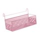 thumbnail image 5 of Cesta De Almacenamiento Colgante De Hierro Para Mesita De Noche, Ideal Para Dormitorios, Apartamentos Y Literas, Color Rosa, 5 of 5