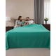 thumbnail image 4 of Sábana de Polar Ultra Suave Máxima Calidez y Confort Verde claro 1,5 plazas, 4 of 6