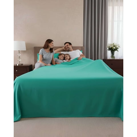 Imac Hogar - Sábana De Polar Ultra Suave Máxima Calidez Y Confort Plaza Y Media