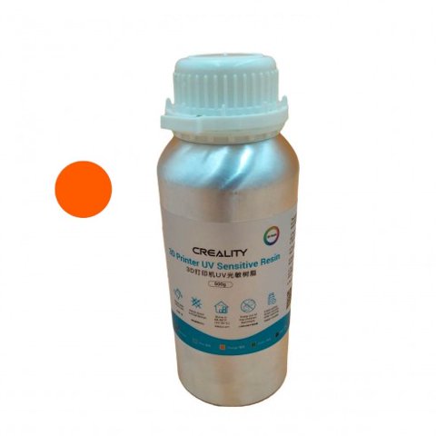 Resina Para Impresora 3D Creality 500G Fotosensible Color Naranja