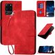 thumbnail image 1 of Funda Flip Premium Fibra de Carbono para Samsung Galaxy S20 Ultra con Soporte y Cierre Rojo, 1 of 6