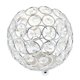 thumbnail image 2 of 10cm Crystal Bling Tealight Votivo Candelero Centro De Mesa De Boda - Plata, 2 of 4