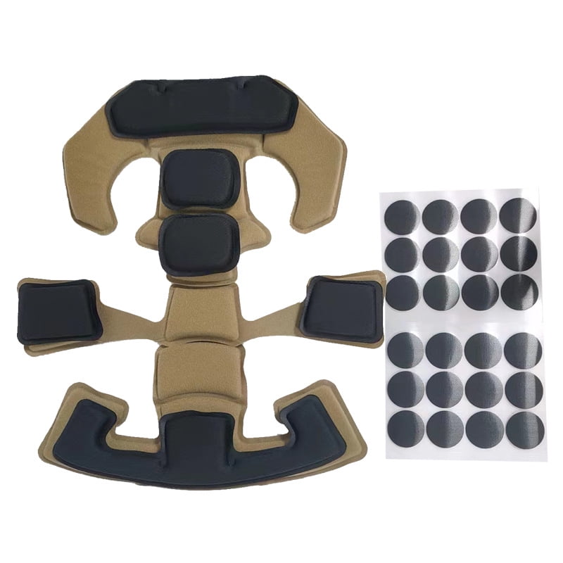 Xusx111 - Universal Al Aire Libre Reemplazo Interno Memoria Espuma Almohadilla Acolchado Insertos Protectores Alfombra Kits Conjunto De Accesorios Compatibles Para Casco