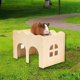 thumbnail image 4 of Escondite para cobayas Bifeaw de madera natural 26 x 17 x 18 cm, 4 of 7