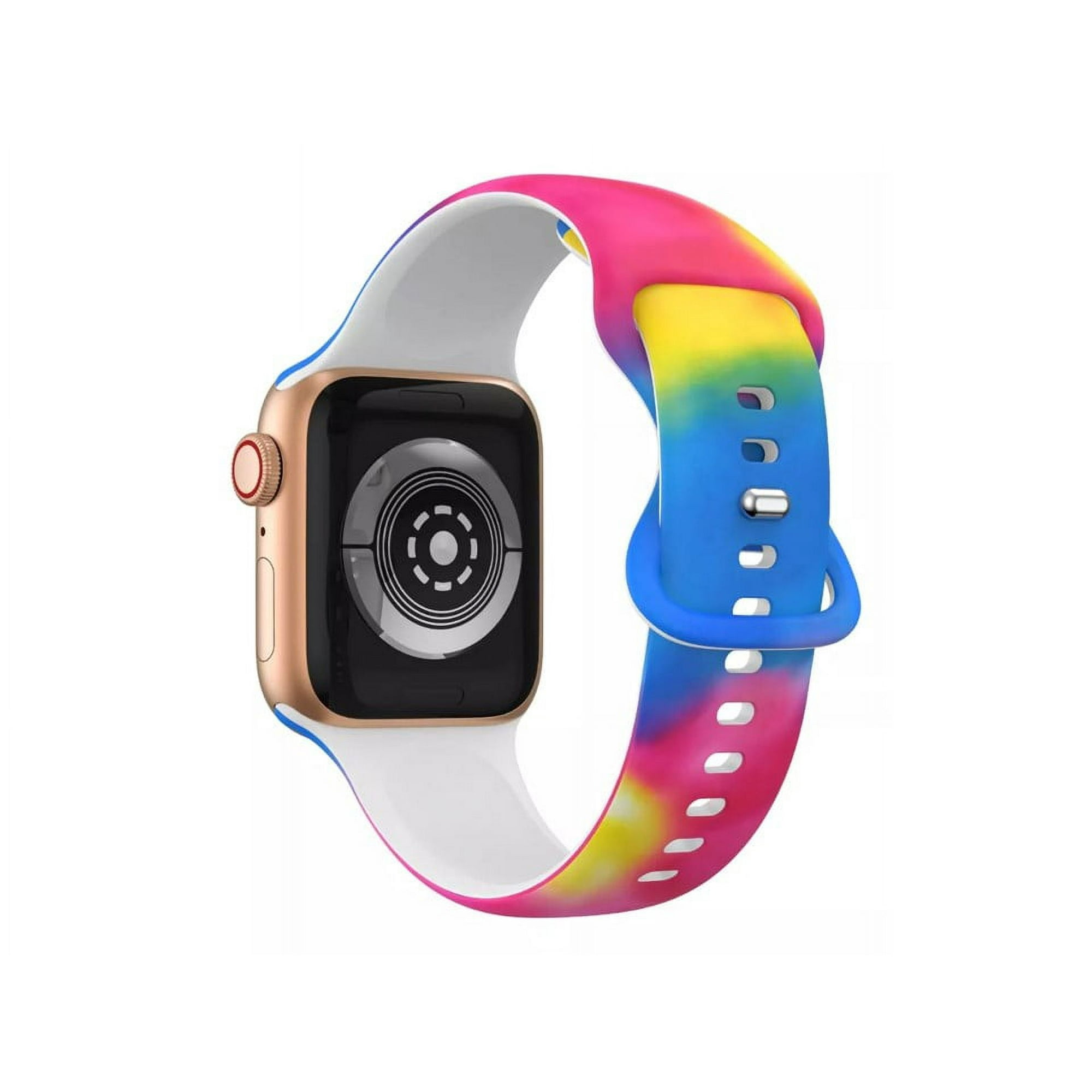 Genérico - Correa Diseño Compatible Iwatch Apple Watch 38/40/41mm Tricolor