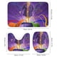 thumbnail image 3 of Willy Wonka-theme 4-Piece Shower Curtain Set with Rugs, Waterproof Bathroom Decor Set Includes Bath Mat, U-Shaped Rug, Toilet Lid Cover and Curtain with Hooks, 3 of 6