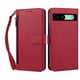 thumbnail image 1 of Funda Tipo Billetera para Google Pixel 8A con Soporte y Bolsillo con Cierre Rojo, 1 of 1