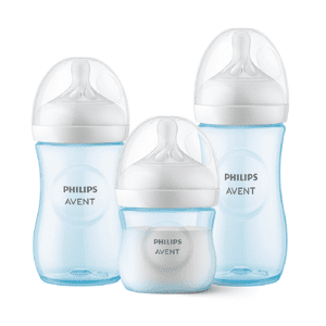 Set De 3 Mamaderas (125, 260, 330 Ml) Blue Philips Avent