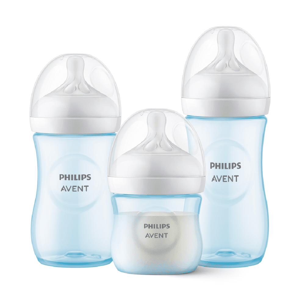 Set De 3 Mamaderas (125, 260, 330 Ml) Blue Philips Avent