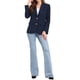 thumbnail image 2 of Blazer de Mujer INSPIRE CHIC Solapa con Muesca Manga Larga Chaquetas de Traje de Trabajo de Un Solo Pecho L Azul Oscuro, 2 of 6