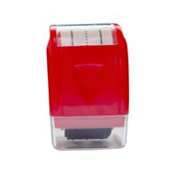 Bothyi - Sello De Rodillo De Práctica Con Líneas Discontinuas De Escritura A Mano Para Padres Y Profesores, Color Rojo