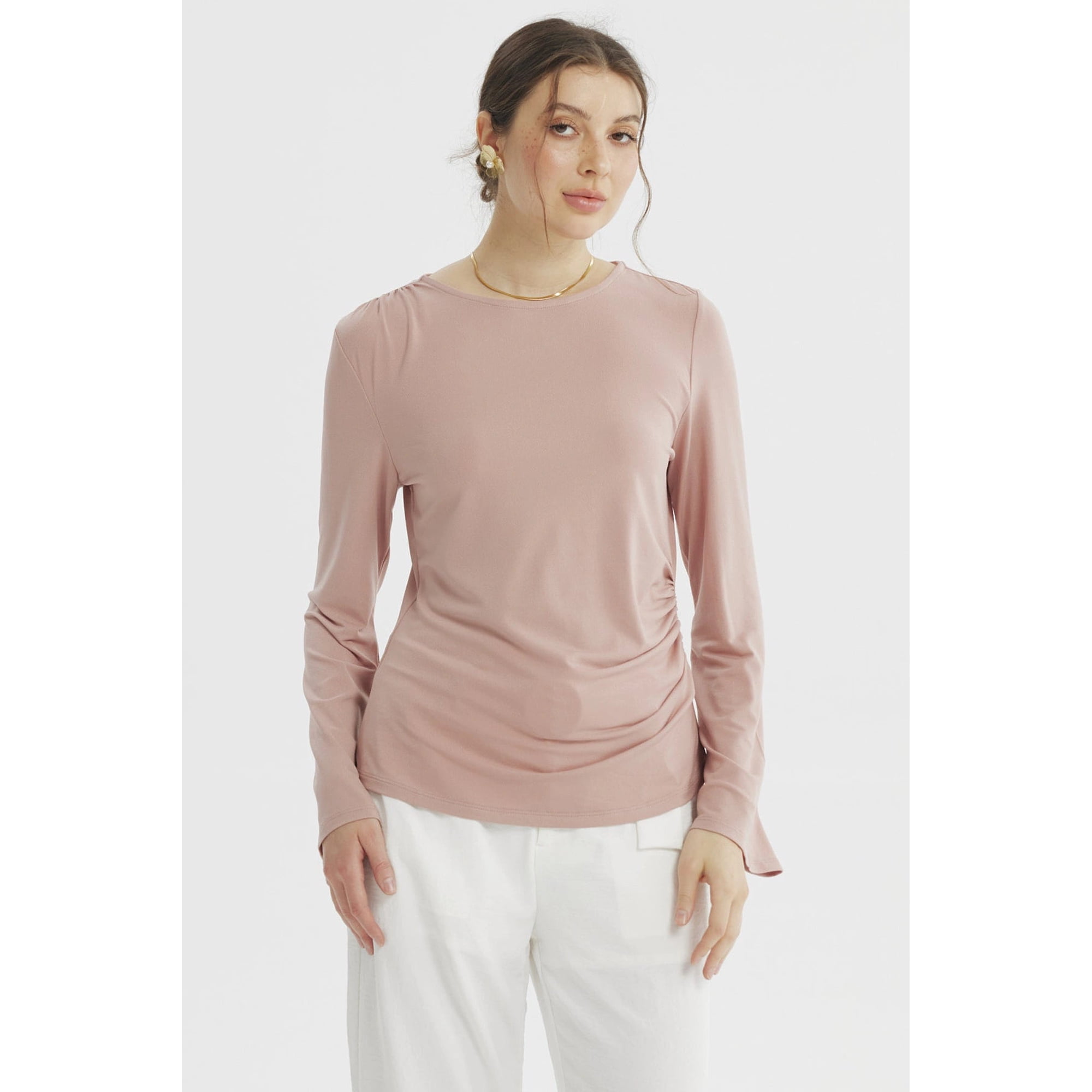 Fashionspark - Polera Mujer Ajustado Rosado - Ll