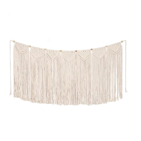 Bothyi - Tapiz De Borlas, Adorno Hecho A Mano, Decoración De Pared Moderna Para Dormitorio, Hogar, Guardería