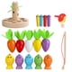 thumbnail image 2 of Juego De Cosecha De Zanahorias, Habilidad Motora Fina, Juguete Montessori Para Niñas Y Niños, Juego Preescolar 3 En 1, 2 of 3