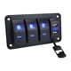 thumbnail image 4 of Panel De Interruptor De Balancín 4.2A Voltímetro De Cargador USB Doble Para Vehículos Marine 4 Pandilla, 4 of 5