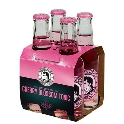 Agua Tónica Cherry Blossom Pack 4 Botella 200 Ml Thomas Henry