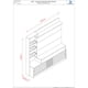 thumbnail image 3 of Rack Home Tv Prime Calacatta 55 Pulgadas Mdp Blanco Marmolado, 3 of 4