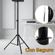 thumbnail image 3 of Soporte trípode para parlante 165cm metal 25kg Negro #1, 3 of 3