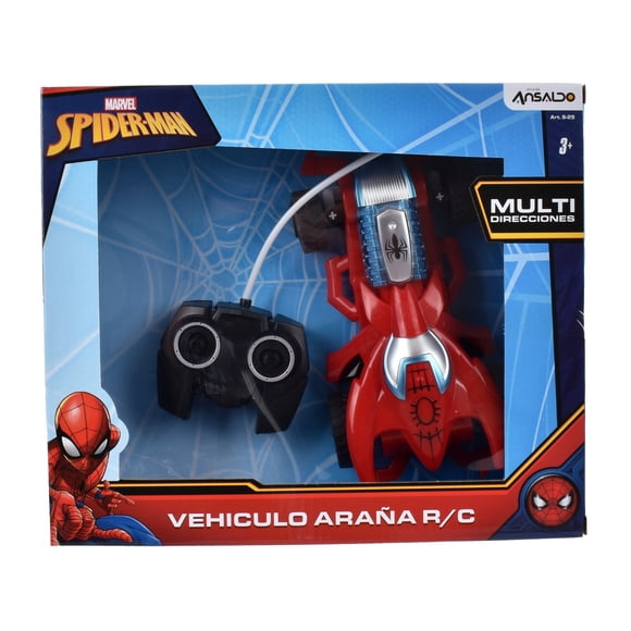 Vehiculo Forma Araña Radio Controlado 20 cm Spiderman