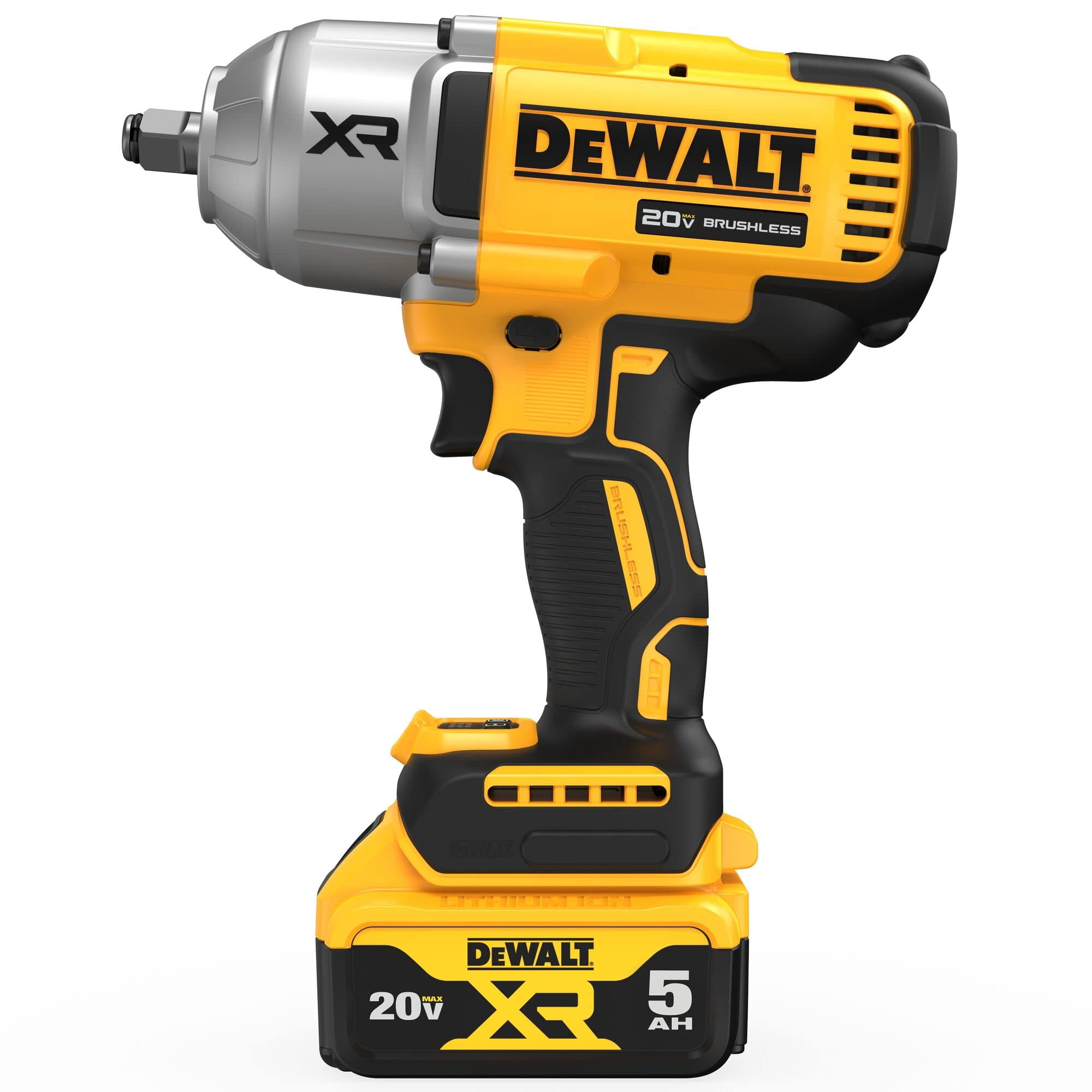 Llave De Impacto Inalámbrica Dewalt 20v Max 1/2 Hog Ring 4 Modos