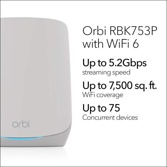Sistema WiFi Mesh NETGEAR Orbi 750 Serie AX5200 Tri-Band