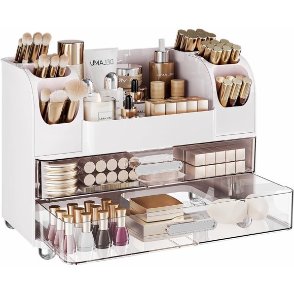 Organizador de Maquillaje Delamu con 6 Porta Brochas